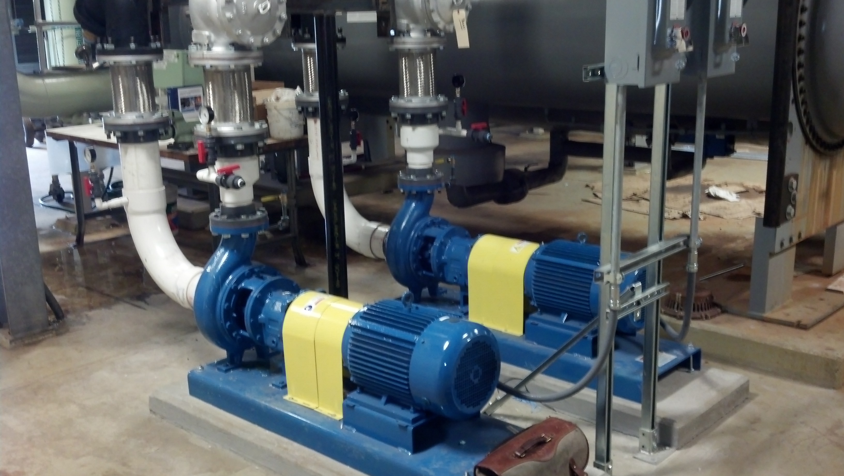 Two 20hp pumps